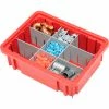 Cheap 😍 Global Industrial™ Plastic Dividable Grid Container - DG91035,10-7/8"L x 8-1/4"W x 3-1/2"H, Red - Pkg Qty 20 ✨