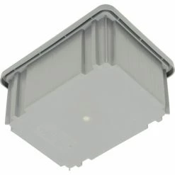 Best Sale 🥰 Global Industrial™ Plastic Dividable Grid Container - DG91050,10-7/8"L x 8-1/4"W x 5"H, Gray - Pkg Qty 20 🌟 -Containers shop 334101GY 08