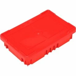 Budget ✔️ Global Industrial™ Plastic Dividable Grid Container DG92035,16-1/2"L x 10-7/8"W x 3-1/2"H, Red - Pkg Qty 12 🔔 -Containers shop 334102RD 06