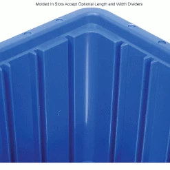 Buy 🛒 Global Industrial™ Plastic Dividable Grid Container DG91035,10-7/8"L x 8-1/4"W x 3-1/2"H, Blue - Pkg Qty 20 🤩 -Containers shop 334103BL 4wco