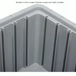 Top 10 🌟 Global Industrial™ Plastic Dividable Grid Container - DG93080, 22-1/2"L x 17-1/2"W x 8"H, Gray - Pkg Qty 3 ✨ -Containers shop 334103GY 4wco 1