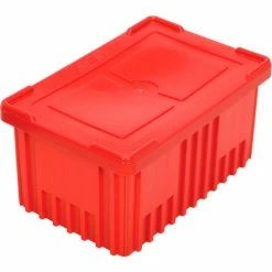 Coupon 👏 Global Industrial™ Plastic Dividable Grid Container - DG92080,16-1/2"L x 10-7/8"W x 8"H, Red - Pkg Qty 8 😀 -Containers shop 334104RD 06