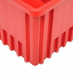 Coupon 👏 Global Industrial™ Plastic Dividable Grid Container - DG92080,16-1/2"L x 10-7/8"W x 8"H, Red - Pkg Qty 8 😀 -Containers shop 334104RD 10