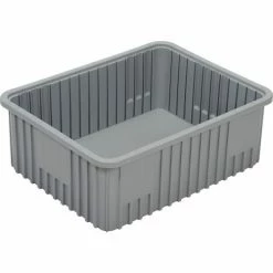 Top 10 🌟 Global Industrial™ Plastic Dividable Grid Container - DG93080, 22-1/2"L x 17-1/2"W x 8"H, Gray - Pkg Qty 3 ✨ -Containers shop 334107GY 02