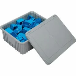 Top 10 🌟 Global Industrial™ Plastic Dividable Grid Container - DG93080, 22-1/2"L x 17-1/2"W x 8"H, Gray - Pkg Qty 3 ✨ -Containers shop 334107GY 06