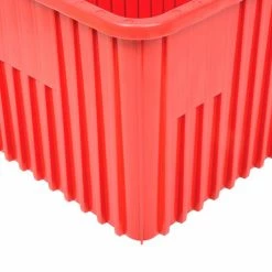 Deals ⌛ Global Industrial™ Plastic Dividable Grid Container - DG93120, 22-1/2"L x 17-1/2"W x 12"H, Red - Pkg Qty 3 🎁 -Containers shop 334108RD 10
