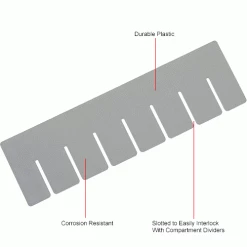 Best Pirce 🔔 Global Industrial™ Length Divider DL91035 for Plastic Dividable Grid Container DG91035, Qty 6 🤩 -Containers shop 334109 1wco