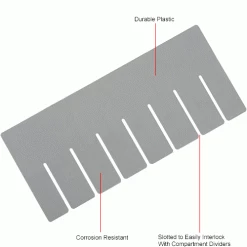 Best deal ❤️ Global Industrial Length Divider DL91050 for Plastic Dividable Grid Container DG91050, Qty 6 👍 -Containers shop 334110 1wco