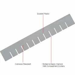 Cheap 🌟 Global Industrial™ Width Divider DS93030 for Plastic Dividable Grid Container DG93030, Qty 6 ⌛ -Containers shop 334123 1wco