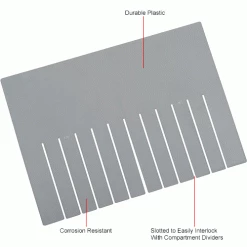 Cheap ❤️ Global Industrial Width Divider DS93120 for Plastic Dividable Grid Container DG93120, Qty 6 😉 8 Cheap ❤️ Global Industrial Width Divider DS93120 for Plastic Dividable Grid Container DG93120, Qty 6 😉 -Containers shop 334126 1wco