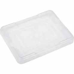 Budget 👍 Global Industrial™ Lid COV91000 for Plastic Dividable Grid Container, 10-7/8"L x 8-1/4"W, Clear - Pkg Qty 10 🧨