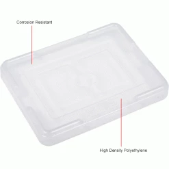 Budget 👍 Global Industrial™ Lid COV91000 for Plastic Dividable Grid Container, 10-7/8"L x 8-1/4"W, Clear - Pkg Qty 10 🧨 -Containers shop 334127CL 1wco