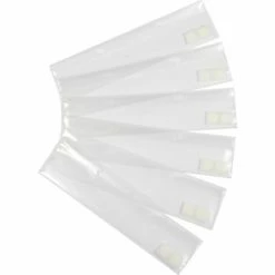 Discount 🥰 Global Industrial™ Label Holder LBL2X8 for Plastic Dividable Grid Container, 8"W x 2"H, Qty 6 ❤️ -Containers shop 334130 02