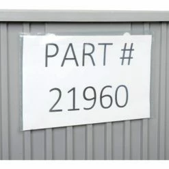 Promo ๐ฅ Global Industrial Label Holder LBL5X8 for Plastic Dividable Grid Container, 8"W x 5"H, Qty 6 ๐