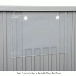 Promo 🔥 Global Industrial™ Label Holder LBL5X8 for Plastic Dividable Grid Container, 8"W x 5"H, Qty 6 🔔 -Containers shop 334132 2wco