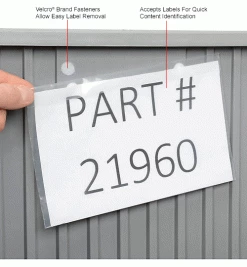 Promo 🔥 Global Industrial™ Label Holder LBL5X8 for Plastic Dividable Grid Container, 8"W x 5"H, Qty 6 🔔 -Containers shop 334132 3wco