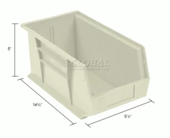 Flash Sale π Global Industrial Plastic Stack & Hang Bin, 5-1/2"W x 14-3/4"D x 5"H, Beige - Pkg Qty 12 π 42 Flash Sale π Global Industrial Plastic Stack & Hang Bin, 5-1/2"W x 14-3/4"D x 5"H, Beige - Pkg Qty 12 π -Containers shop 334183BG dim