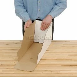 Buy ❤️ Foldable Corrugated Shelf Bin 7-3/4"W x 17-1/2"D x 10"H, White - Pkg Qty 27 🌟 -Containers shop 336406 07