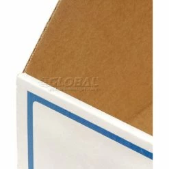 Buy ❤️ Foldable Corrugated Shelf Bin 7-3/4"W x 17-1/2"D x 10"H, White - Pkg Qty 27 🌟 -Containers shop 336406 10