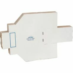 Best Sale 🛒 Foldable Corrugated Shelf Bin 9-3/4"W x 17-1/2"D x 10"H, White - Pkg Qty 27 🔥 -Containers shop 336408