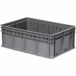 Budget 😀 Akro-Mils Multi-Load Tote 38358GRY - 23-5/8"L x 15-3/4"W x 8-21/32"H, Gray - Pkg Qty 4 😀