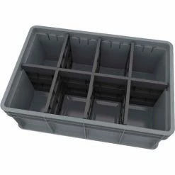 Budget 😀 Akro-Mils Multi-Load Tote 38358GRY - 23-5/8"L x 15-3/4"W x 8-21/32"H, Gray - Pkg Qty 4 😀 12 Budget 😀 Akro-Mils Multi-Load Tote 38358GRY - 23-5/8"L x 15-3/4"W x 8-21/32"H, Gray - Pkg Qty 4 😀 -Containers shop 38358GRY 48300 48301