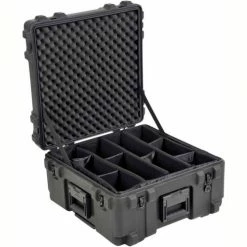 Cheapest 🤩 SKB Corporation SKB R Series Waterproof Utility Case 3R2222-12B-DW Wheels & Padded Dividers, 23-1/2"L x 23-1/2"W 😀