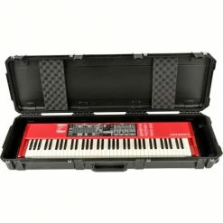 Best Pirce ⌛ SKB Corporation SKB Watertight, Injection Molded 76 Note Keyboard Case W/Wheels Water Resistant, 53-1/16"L x 17"W ❤️ -Containers shop 3i 5014 KBD 4