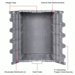 Best Sale 🤩 Buckhorn Attached Lid Container 39280 - 28x20-3/4x15-7/16 - Pkg Qty 2 🥰 29 Best Sale 🤩 Buckhorn Attached Lid Container 39280 - 28x20-3/4x15-7/16 - Pkg Qty 2 🥰 -Containers shop 422098 2wco 1