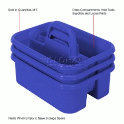 Buy ✨ Quantum Storage Systems Quantum Plastic Tool Caddy TC-500BL - Pkg Qty 6 💯 11 Buy ✨ Quantum Storage Systems Quantum Plastic Tool Caddy TC-500BL - Pkg Qty 6 💯 -Containers shop 442138BL 2wco