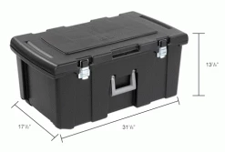 Cheapest 🌟 Sterilite Footlocker Wheeled Storage Tote 22 Gallon 31-1/8x17-1/2x13-7/8 ⭐ 43 Cheapest 🌟 Sterilite Footlocker Wheeled Storage Tote 22 Gallon 31-1/8x17-1/2x13-7/8 ⭐ -Containers shop 442187BKIN dim
