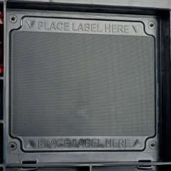 New 🛒 Global Industrial™ Folding Bulk Shipping Container, 48"Lx45"Wx34"H, 2000 Lb. Capacity, Black 🔔 -Containers shop 442211A 13