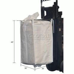 Cheapest 👍 Vestil Fabric FIBC Bulk Bag 36"W X 36"Lx 45"H - Pkg Qty 5 💯 -Containers shop 442219 dim