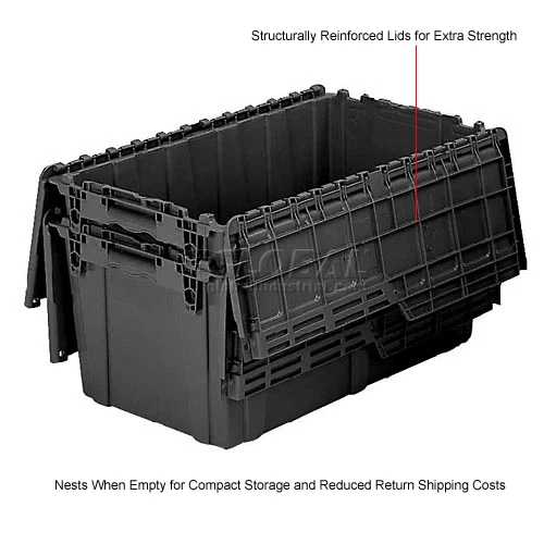 Cheapest 😍 ORBIS Flipak® Distribution Container FP243 - 26-7/8 x 17 x 12 Recycled Black 🤩 6 Cheapest 😍 ORBIS Flipak® Distribution Container FP243 - 26-7/8 x 17 x 12 Recycled Black 🤩 - Image 6