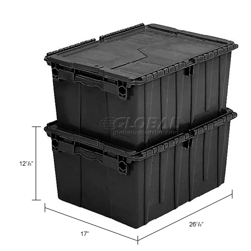 Cheapest 😍 ORBIS Flipak® Distribution Container FP243 - 26-7/8 x 17 x 12 Recycled Black 🤩 8 Cheapest 😍 ORBIS Flipak® Distribution Container FP243 - 26-7/8 x 17 x 12 Recycled Black 🤩 - Image 8