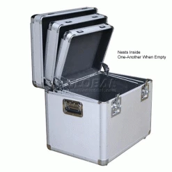 Flash Sale 🔥 Vestil CASE-A Aluminum Storage Cases Set of Three Sizes 🔔 -Containers shop 442880 4wco