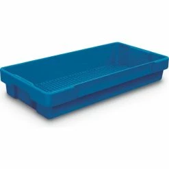 Flash Sale ⭐ United Visual Products Plastic Utility Tray Dark Blue 26" L X 12-1/2" W X 4-1/2 H - Pkg Qty 5 🛒