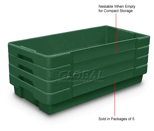 Cheap π― United Visual Products Plastic Utility Tray Dark Green 26" L X 12-1/2" W X 4-1/2 H - Pkg Qty 5 π 4 Cheap π― United Visual Products Plastic Utility Tray Dark Green 26" L X 12-1/2" W X 4-1/2 H - Pkg Qty 5 π - Image 4