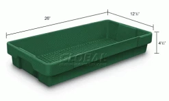 Cheap π― United Visual Products Plastic Utility Tray Dark Green 26" L X 12-1/2" W X 4-1/2 H - Pkg Qty 5 π 9 Cheap π― United Visual Products Plastic Utility Tray Dark Green 26" L X 12-1/2" W X 4-1/2 H - Pkg Qty 5 π -Containers shop 443034GN dim
