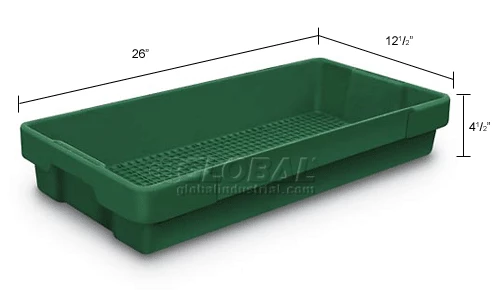 Cheap π― United Visual Products Plastic Utility Tray Dark Green 26" L X 12-1/2" W X 4-1/2 H - Pkg Qty 5 π 5 Cheap π― United Visual Products Plastic Utility Tray Dark Green 26" L X 12-1/2" W X 4-1/2 H - Pkg Qty 5 π - Image 5