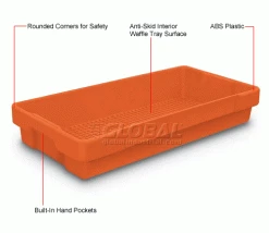 Promo 👍 United Visual Products Plastic Utility Tray Orange 26" L X 12-1/2" W X 4-1/2 H - Pkg Qty 5 💯 7 Promo 👍 United Visual Products Plastic Utility Tray Orange 26" L X 12-1/2" W X 4-1/2 H - Pkg Qty 5 💯 -Containers shop 443034RG 1wco
