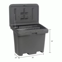 Top 10 🎁 Buyers Products Poly Bulk Container 9031100 - 36"L x 24"W x 30"H, Black 😀 -Containers shop 443114IN dim
