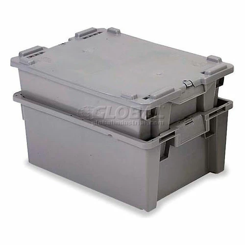 Hot Sale 👏 ORBIS Stack-N-Nest Pallet Container GS6040-22 - 23-5/8 x 15-3/4 x 8-1/2 Gray 🔥 3 Hot Sale 👏 ORBIS Stack-N-Nest Pallet Container GS6040-22 - 23-5/8 x 15-3/4 x 8-1/2 Gray 🔥 - Image 3
