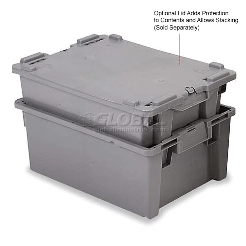 Best Sale 🥰 ORBIS Stack-N-Nest Pallet Container GS6040-18 - 23-5/8 x 15-3/4 x 7-1/8 Gray ⌛ 6 Best Sale 🥰 ORBIS Stack-N-Nest Pallet Container GS6040-18 - 23-5/8 x 15-3/4 x 7-1/8 Gray ⌛ - Image 6