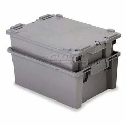 Best Pirce 🤩 ORBIS Lid CGS6040 For Stack-N-Nest Pallet Container 23-5/8 x 15-3/4 x 1-1/4 Gray 🔥 -Containers shop 443120 02