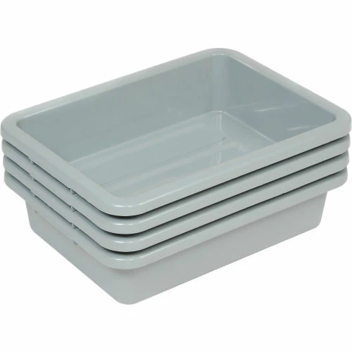 New 🥰 Global Industrial Nesting Tote Box 20-1/4"Lx15-1/4"Wx5"H Gray - Pkg Qty 6 🤩 3 New 🥰 Global Industrial Nesting Tote Box 20-1/4"Lx15-1/4"Wx5"H Gray - Pkg Qty 6 🤩 - Image 3
