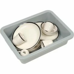 New 🥰 Global Industrial Nesting Tote Box 20-1/4"Lx15-1/4"Wx5"H Gray - Pkg Qty 6 🤩 16 New 🥰 Global Industrial Nesting Tote Box 20-1/4"Lx15-1/4"Wx5"H Gray - Pkg Qty 6 🤩 -Containers shop 443326 04