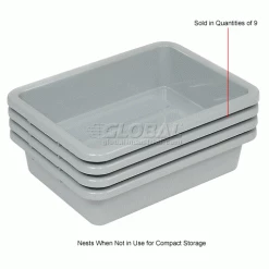 New 🥰 Global Industrial Nesting Tote Box 20-1/4"Lx15-1/4"Wx5"H Gray - Pkg Qty 6 🤩 21 New 🥰 Global Industrial Nesting Tote Box 20-1/4"Lx15-1/4"Wx5"H Gray - Pkg Qty 6 🤩 -Containers shop 443326 3wco