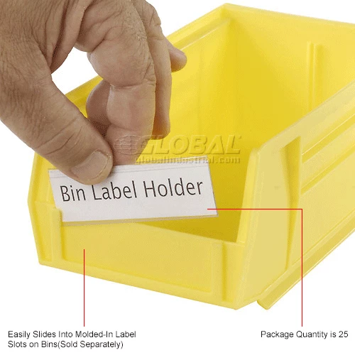 Hot Sale 😀 Aigner Tri-Dex TR-1300 Slide-In Label Holder 13/16" x 3" for Shelf Bins, Price per Pack of 25 🔥 6 Hot Sale 😀 Aigner Tri-Dex TR-1300 Slide-In Label Holder 13/16" x 3" for Shelf Bins, Price per Pack of 25 🔥 - Image 6