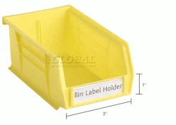Hot Sale 😀 Aigner Tri-Dex TR-1300 Slide-In Label Holder 13/16" x 3" for Shelf Bins, Price per Pack of 25 🔥 14 Hot Sale 😀 Aigner Tri-Dex TR-1300 Slide-In Label Holder 13/16" x 3" for Shelf Bins, Price per Pack of 25 🔥 -Containers shop 443430IN dim